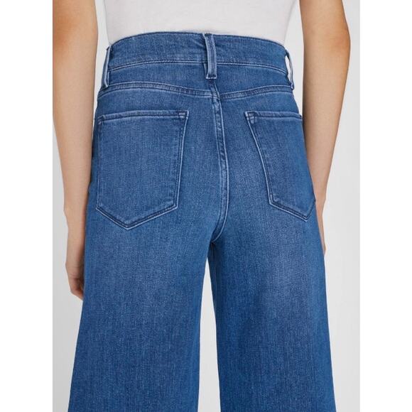 Frame Le Palazzo Crop Jeans Temple - Picture 11 of 12